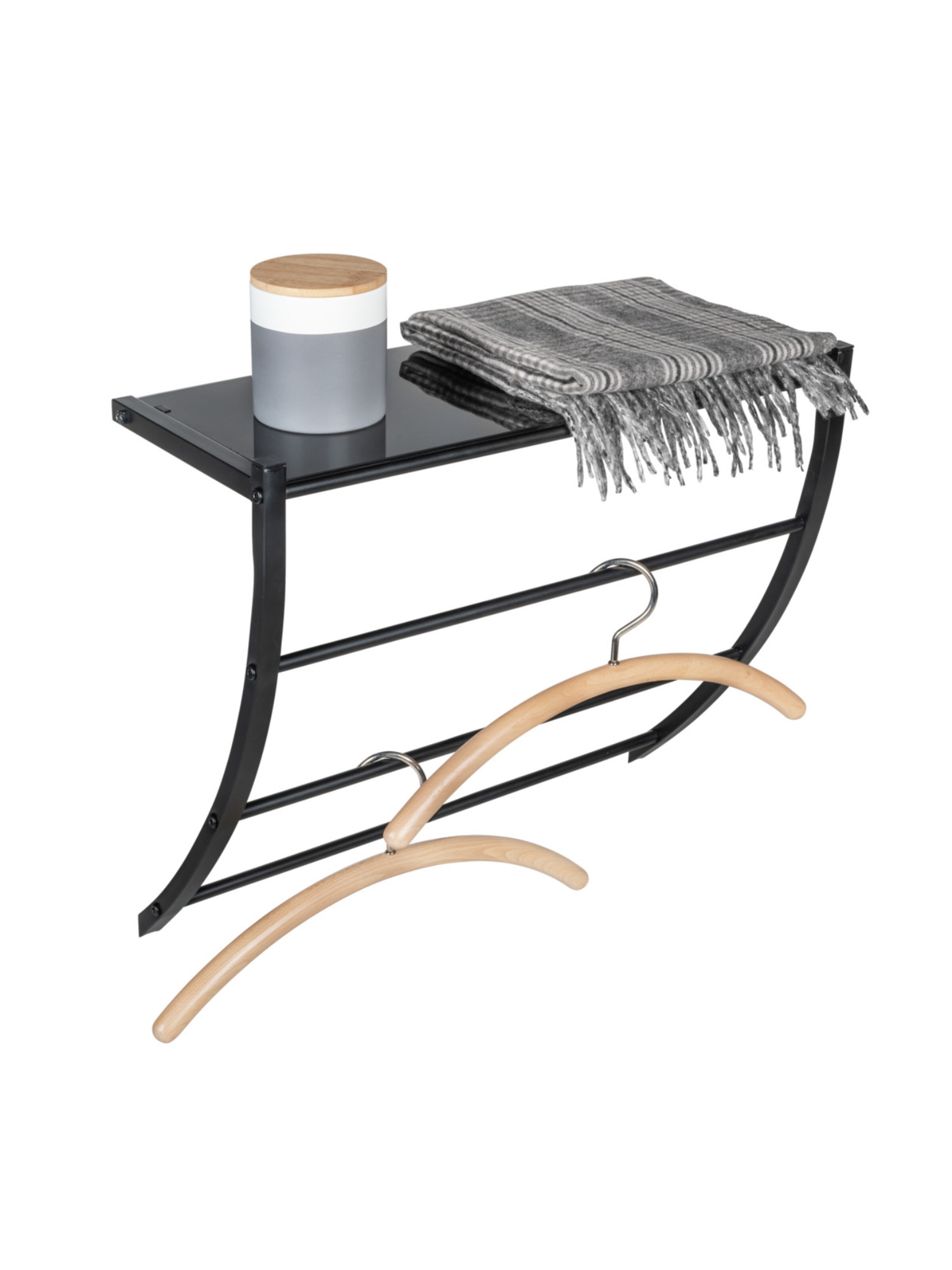 Wenko Wandregal 'Tarderia' in Schwarz