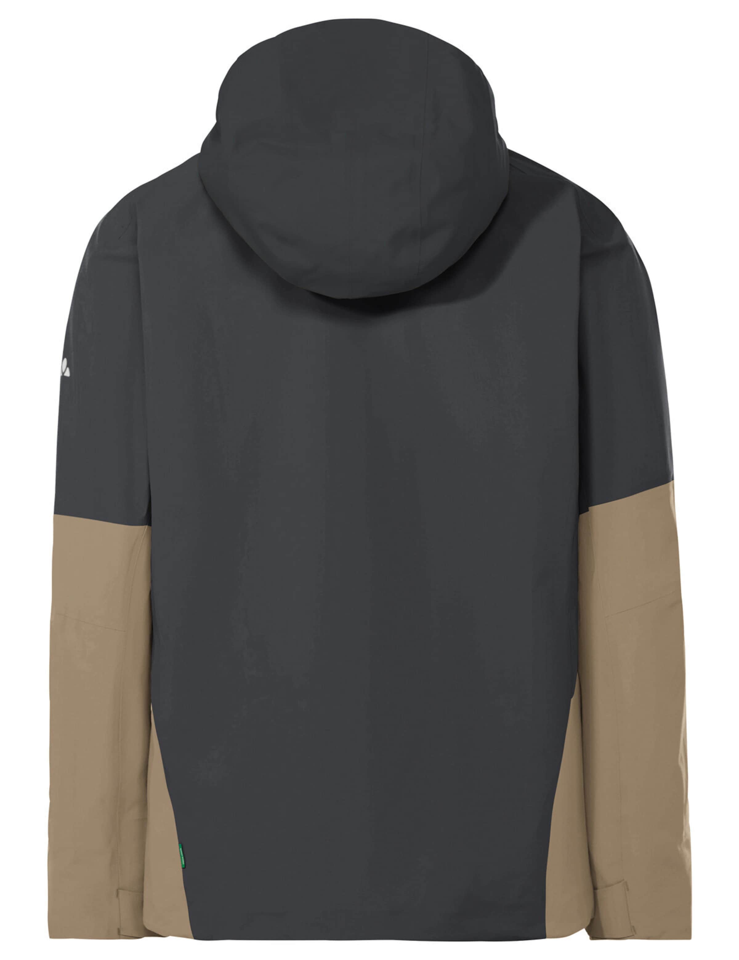 VAUDE Sports jacket 'Monviso II' in Beige