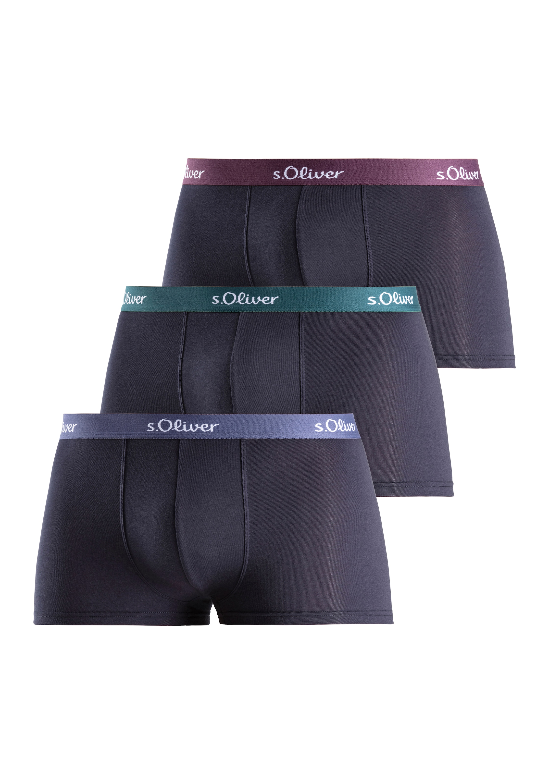 Boxers s.Oliver en bleu : devant