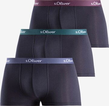 s.Oliver Boxer shorts in Blue: front