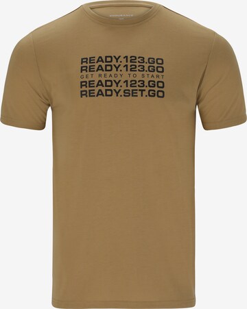 ENDURANCE Performance Shirt 'Paikaer' in Brown: front