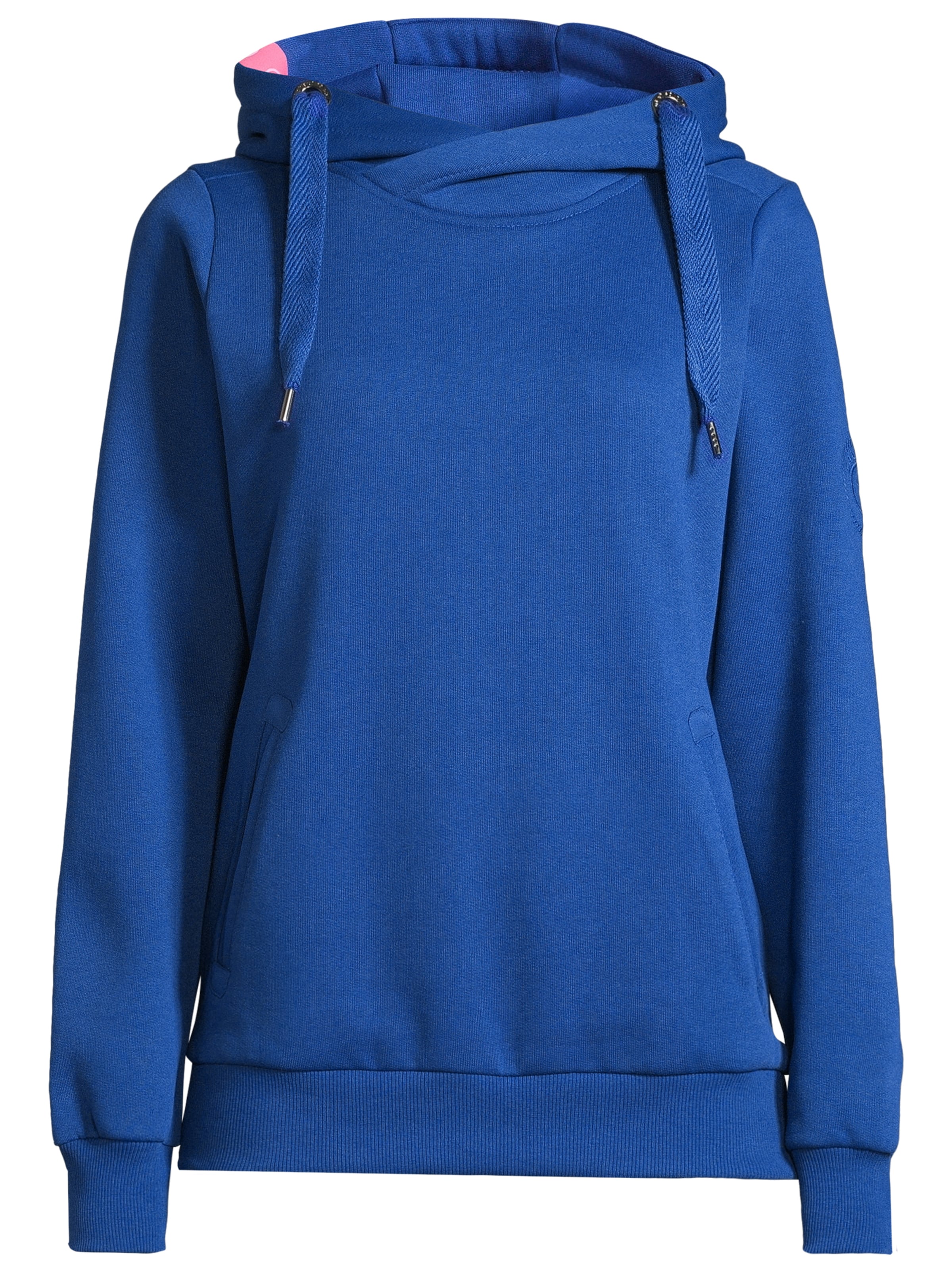 salzhaut Hoodie 'Sünn' in Blau: Vorderseite