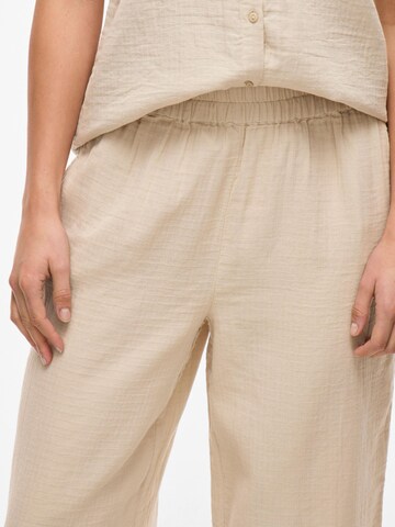 VILA Wide leg Broek 'VILania' in Grijs