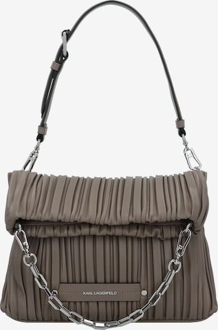 Karl Lagerfeld Shoulder Bag 'Kushion' in Brown: front