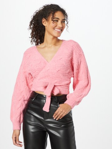 Missguided Strickjacke in Pink: predná strana