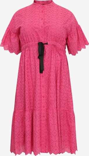 Yoek Kleid in pink / schwarz, Produktansicht