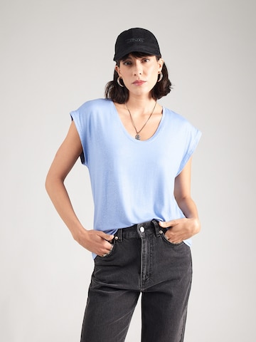 T-shirt 'PCALICE' PIECES Curve en bleu : devant