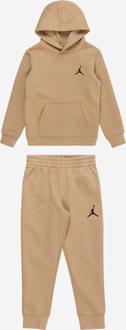 Jordan Jogginganzug 'ESSENTIALS' in Beige: predná strana