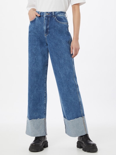 NU-IN Jean en bleu denim, Vue avec modèle