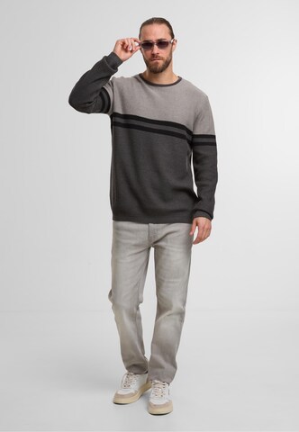 Pull-over 'Jaluf' INDICODE JEANS en gris