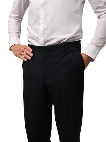 Hirschthal Regular Trousers with creases in Blue