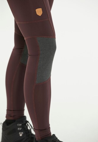 Whistler Regular Workout Pants 'Millie' in Brown