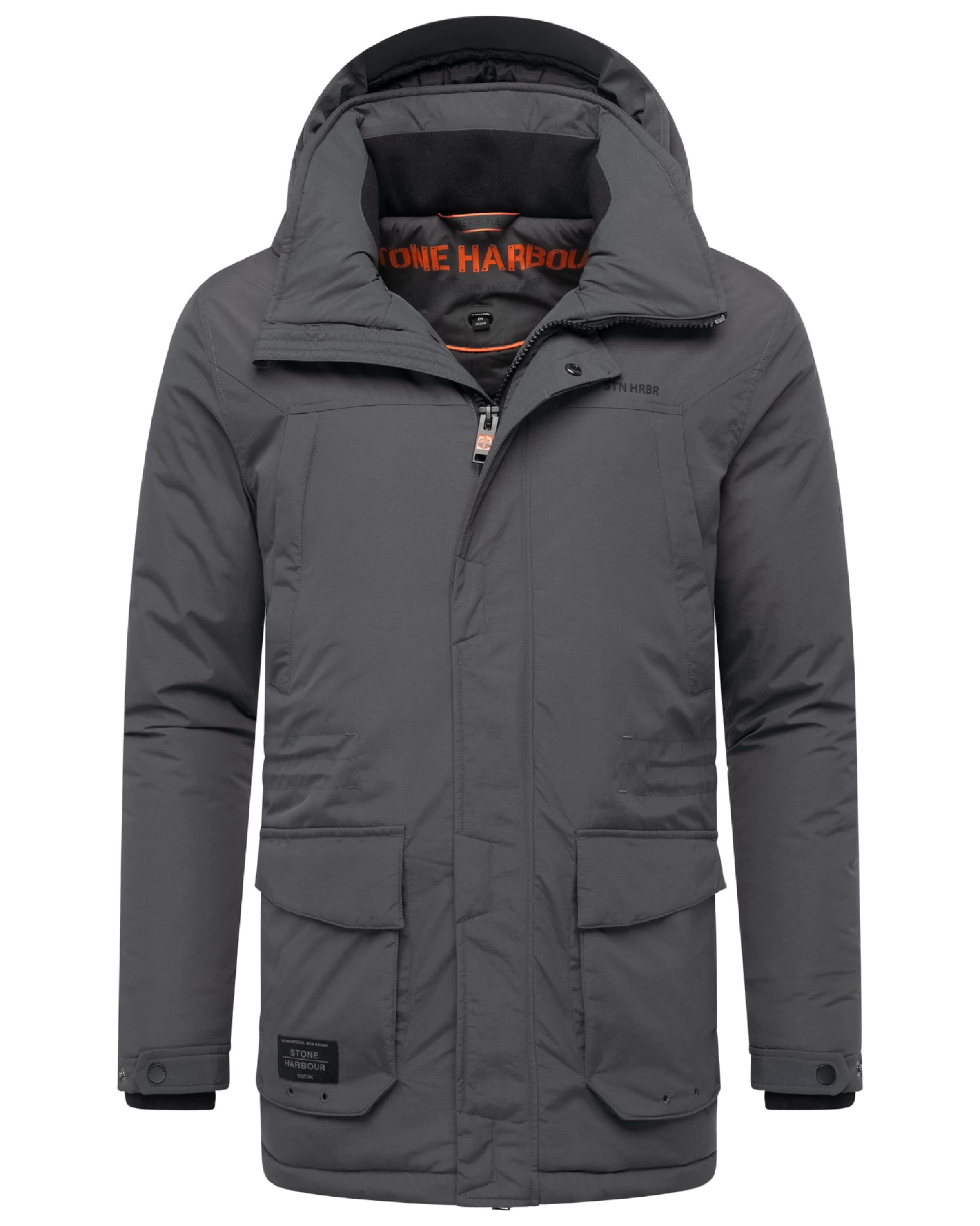 STONE HARBOUR Winterjacke 'Wadiim' in Grau
