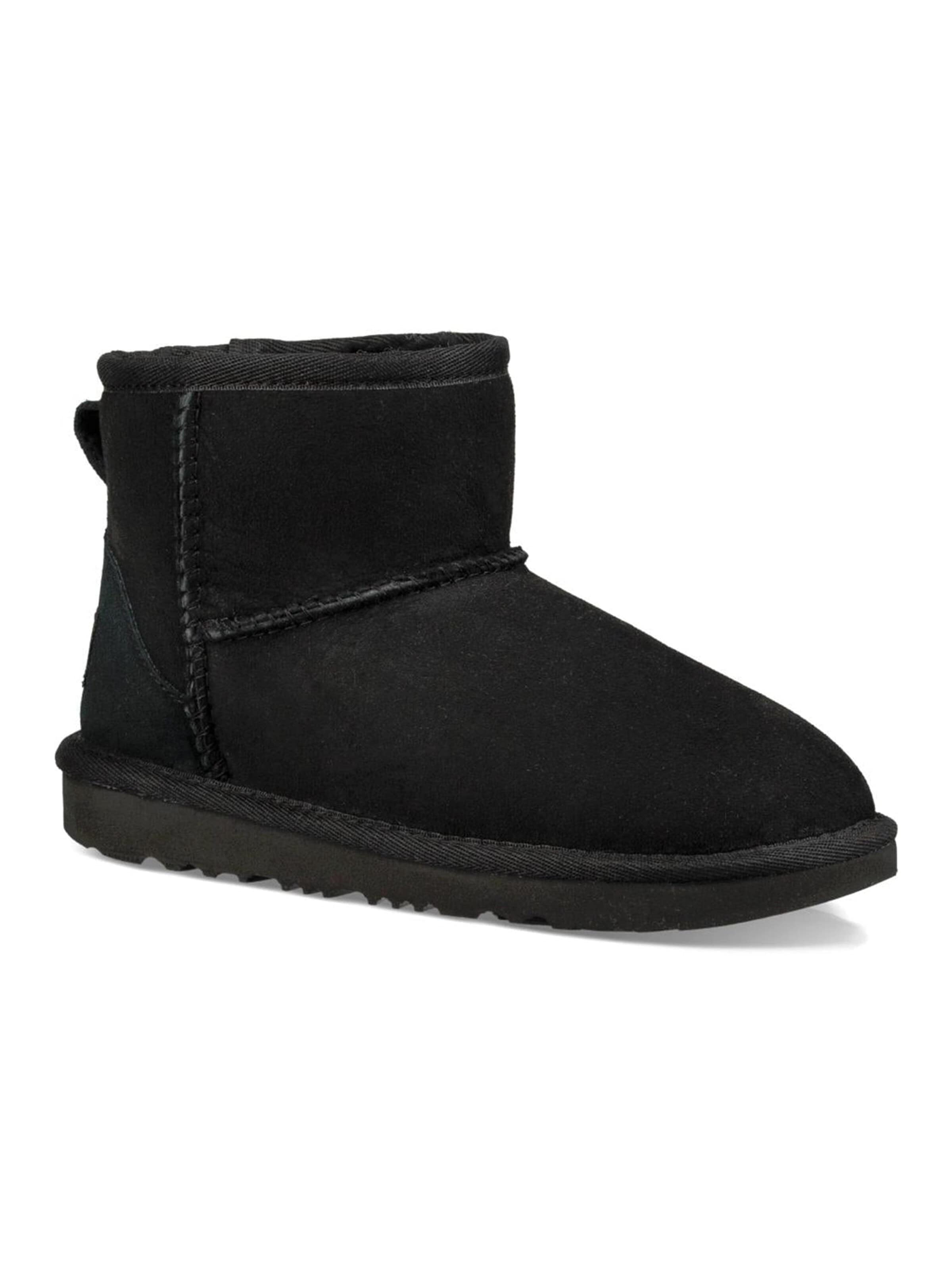 UGG Boot 'Kids Mini Classic II Black Ankle Boots' in Black
