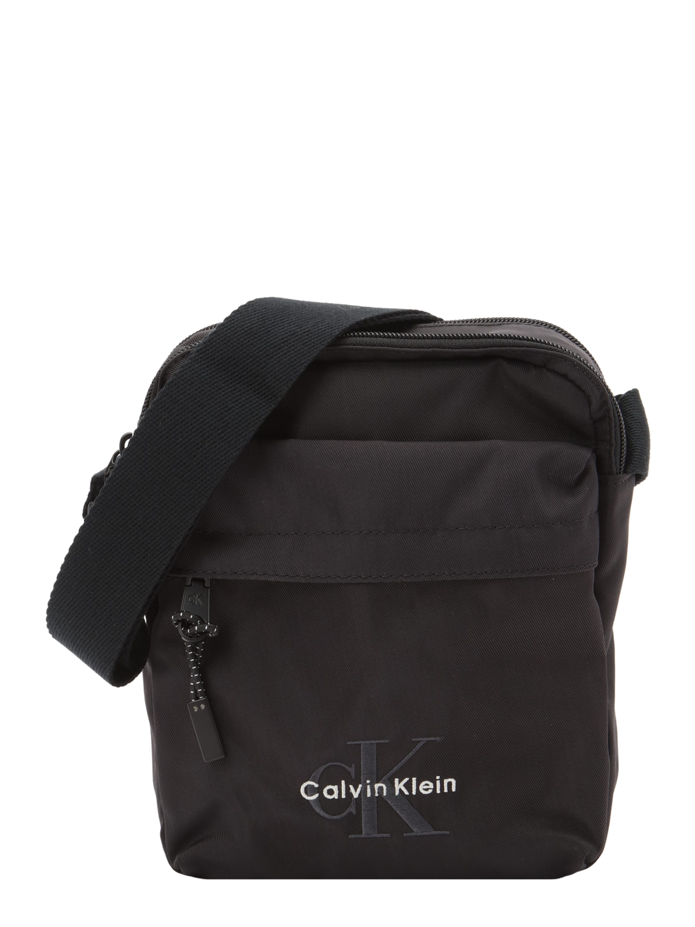 Borsa a tracolla di Calvin Klein in nero: frontale