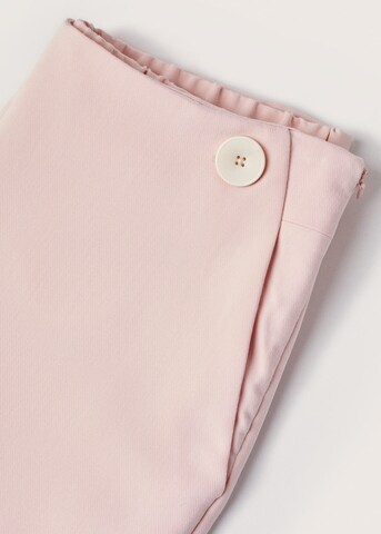 MANGO Regularen Chino hlače 'Dorito' | roza barva