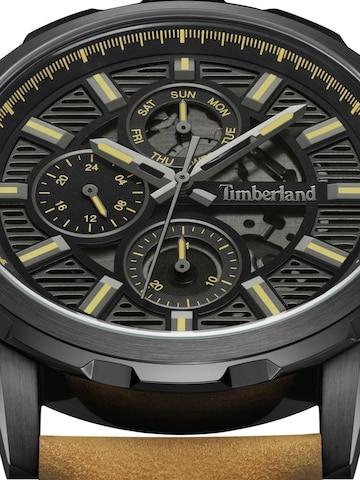TIMBERLAND Analoguhr 'Function watch Hampton Harbour'‌‌‌‌‌‌‌ in Schwarz