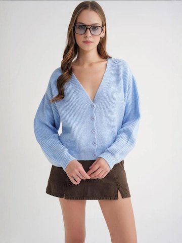 MixRay Gebreid vest in Blauw