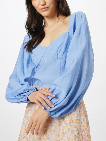 Gina Tricot Blouse 'Theresa' in Blauw
