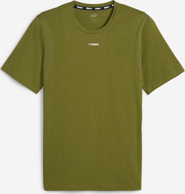 PUMA Funkcionalna majica | zelena barva: sprednja stran