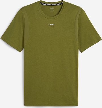 PUMA - Camisa funcionais em verde: frente