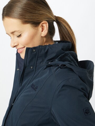 JACK WOLFSKIN Functionele mantel 'Madison Avenue' in Blauw