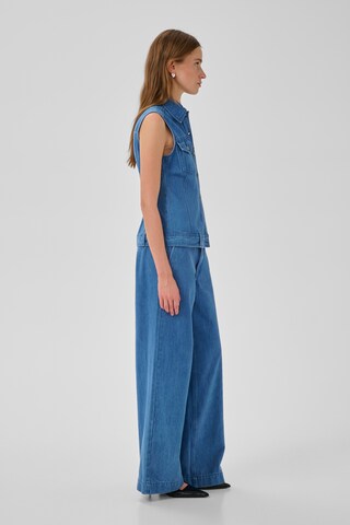 My Essential Wardrobe Wide Leg Jeans 'MWTessa' in Blau