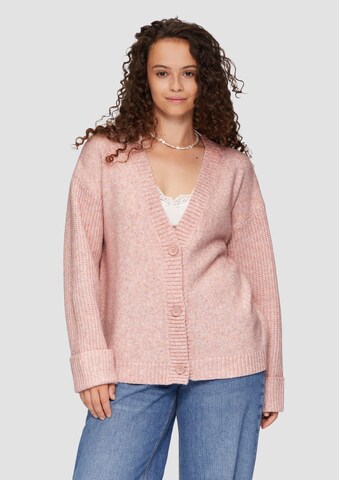 QS Gebreid vest in Roze: voorkant