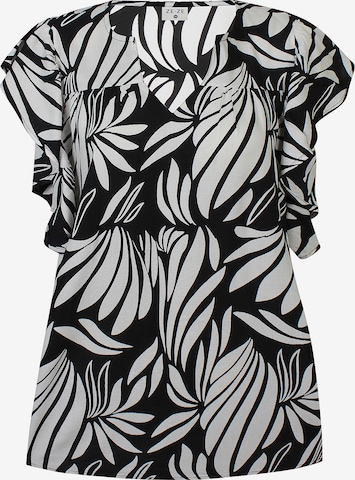 ze-ze Bluse 'Frigg' i sort: forside