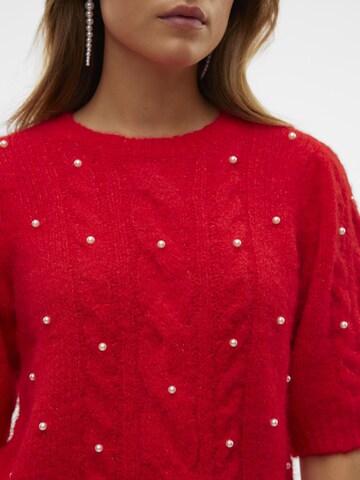 VERO MODA Pullover 'NOVA' i rød