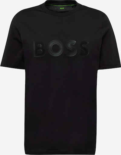 BOSS Green T-Shirt en noir, Vue avec produit