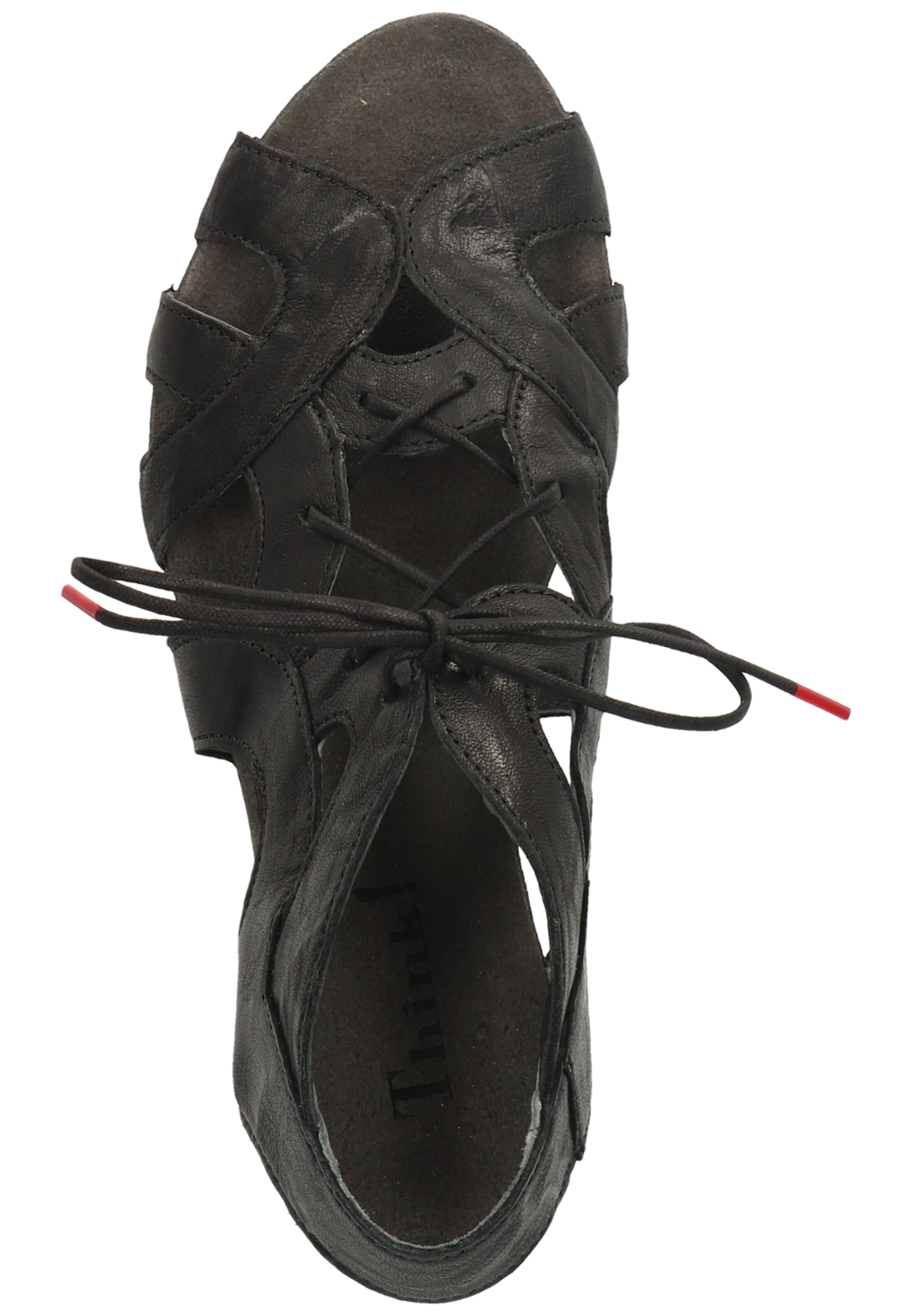 THINK! Sandale 'Traudi' in Schwarz