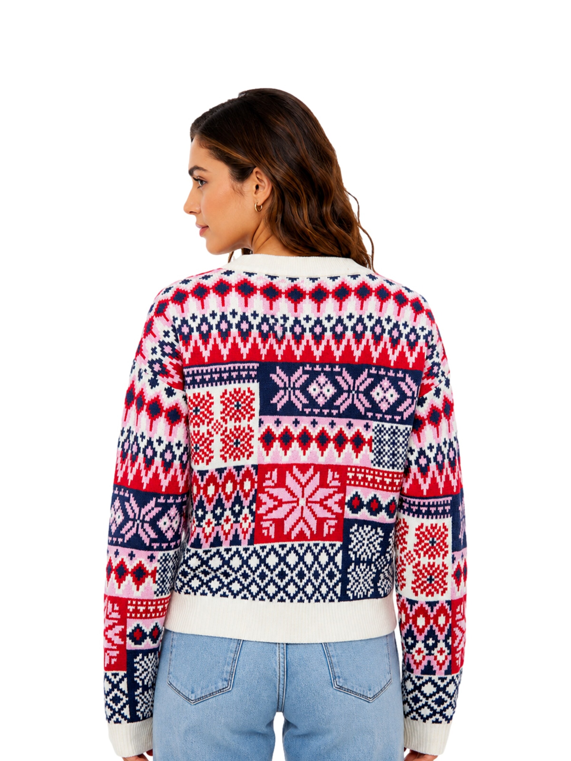 Pull-over 'Xmas Jollie' ONLY en bleu