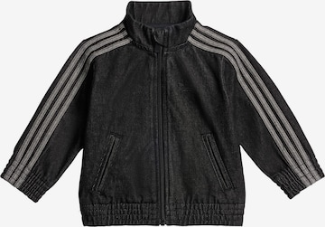 ADIDAS ORIGINALSPrijelazna jakna 'Firebird' - crna boja: prednji dio