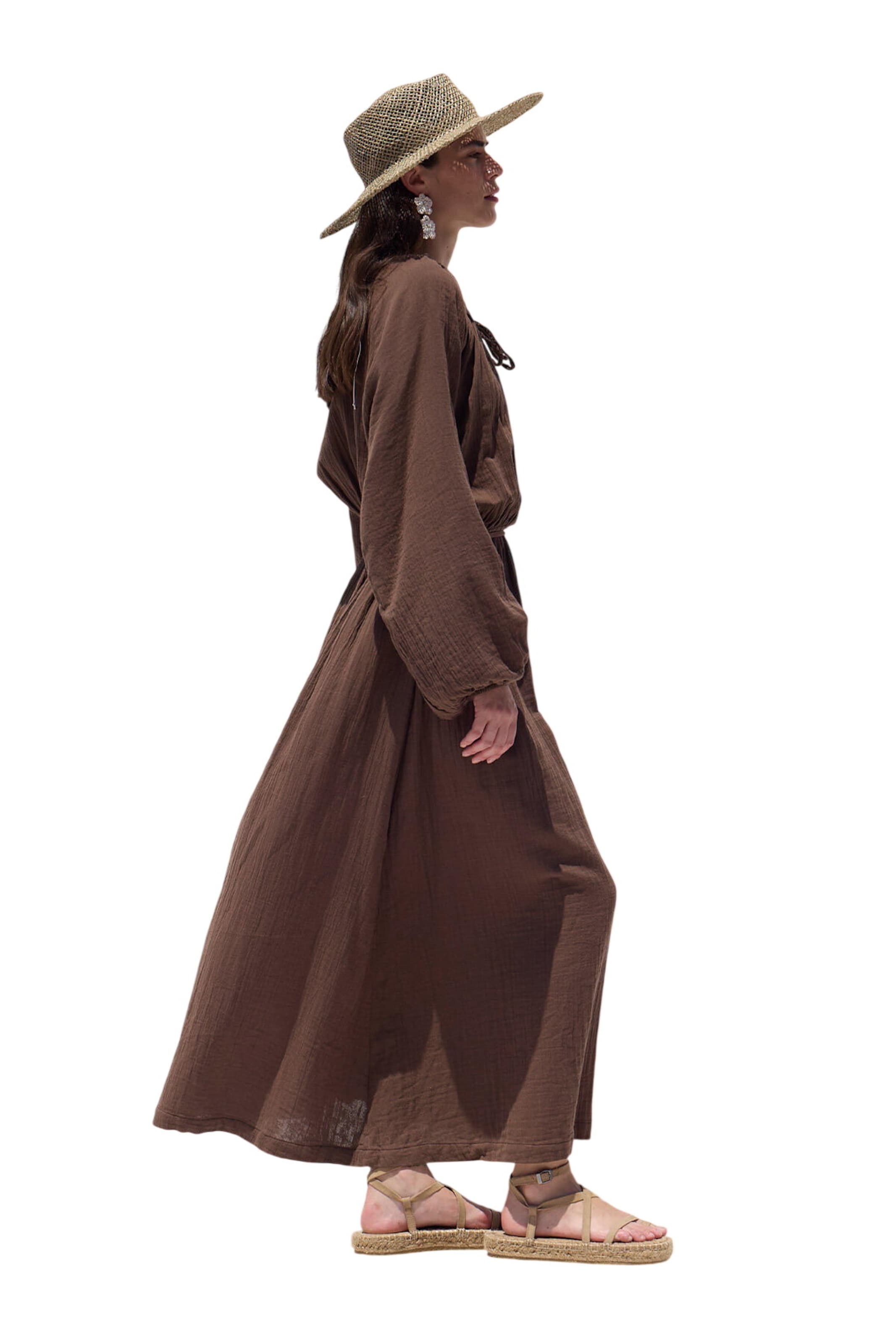 MANUKA Dress in Brown