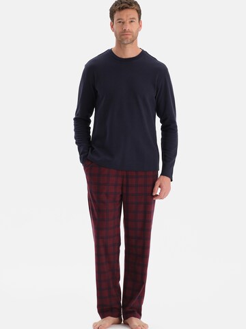 Pigiama lungo di Dagi in blu: frontale