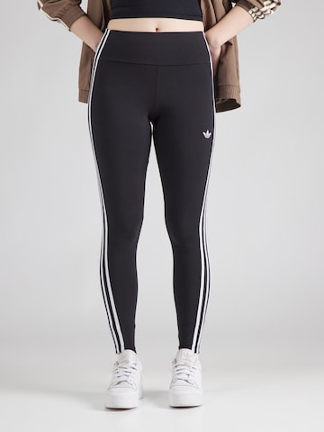 ADIDAS ORIGINALS Slimfit Leggings in Schwarz: Vorderseite