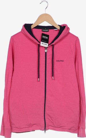 Golfino Sweatshirt & Zip-Up Hoodie in L in Pink: front