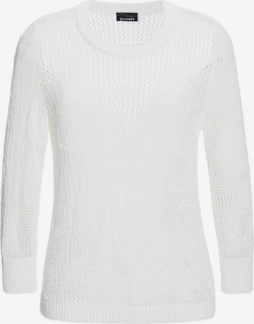 Pull-over Goldner en blanc : devant