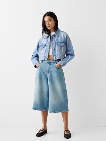 Bershka Between-season jacket in Blue