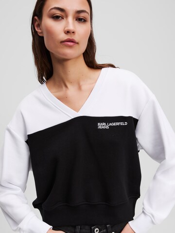 KARL LAGERFELD JEANS Sweatshirt in White