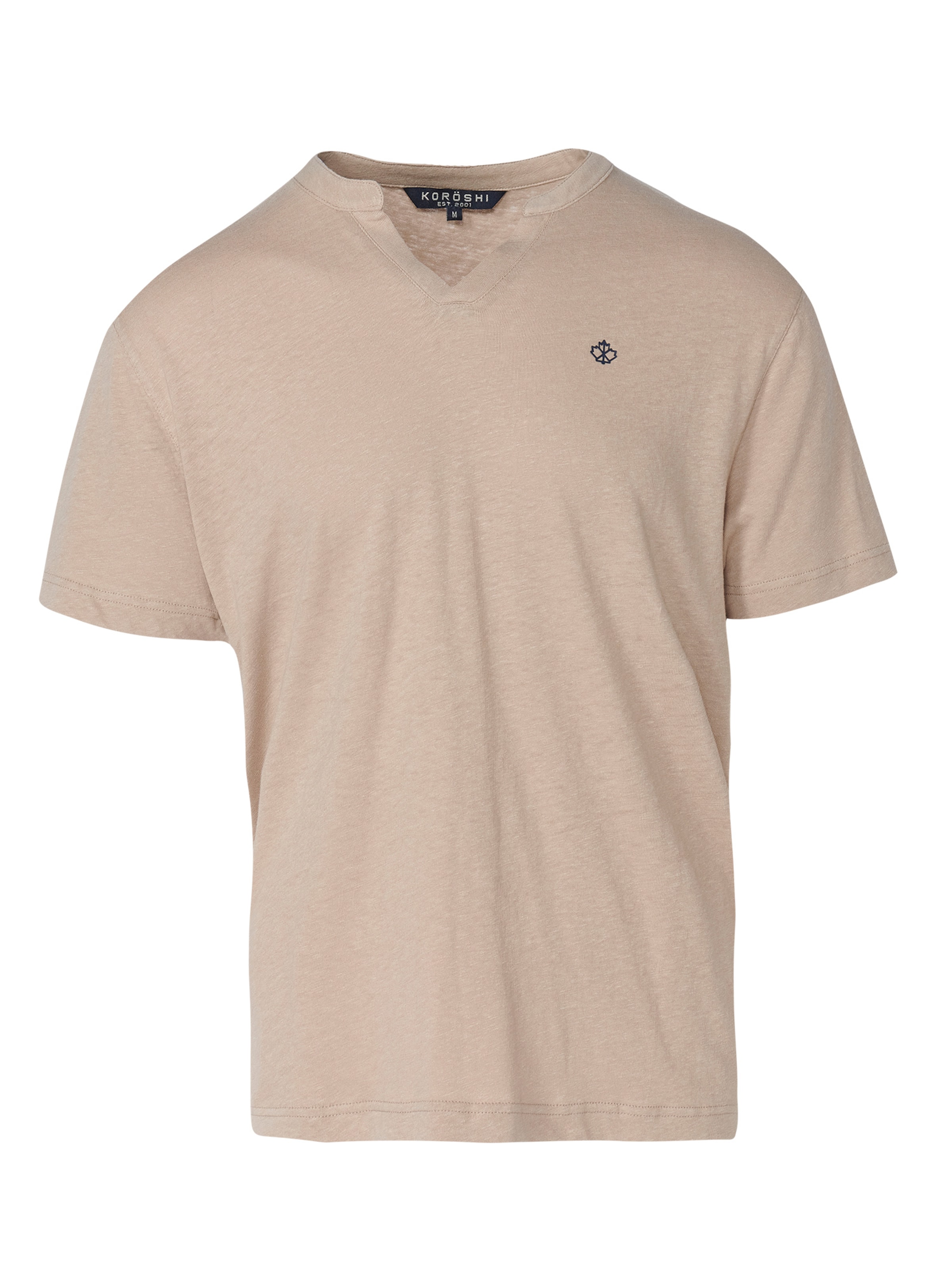 Maglietta di KOROSHI in beige: frontale