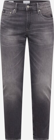 Calvin Klein Jeans Slimfit Džíny – šedá: přední strana
