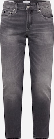 Calvin Klein Jeans - Slimfit Vaquero en gris: frente