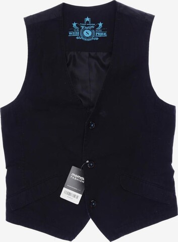 TOM TAILOR Vest in S in Black: front