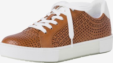 MARCO TOZZI Sneakers laag in Bruin: voorkant