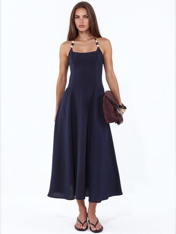 Hiccup Dress 'Midi' in Blue: front