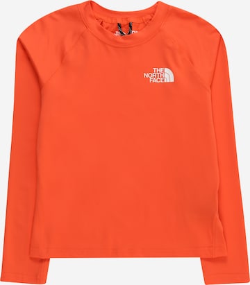 THE NORTH FACE Functioneel shirt 'AMPHIBIOUS' in Oranje: voorkant
