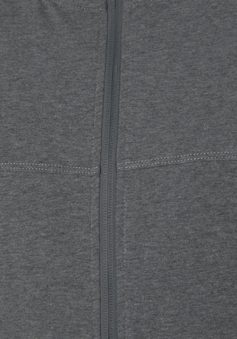 VIVANCE - Sudadera con cremallera deportiva en gris