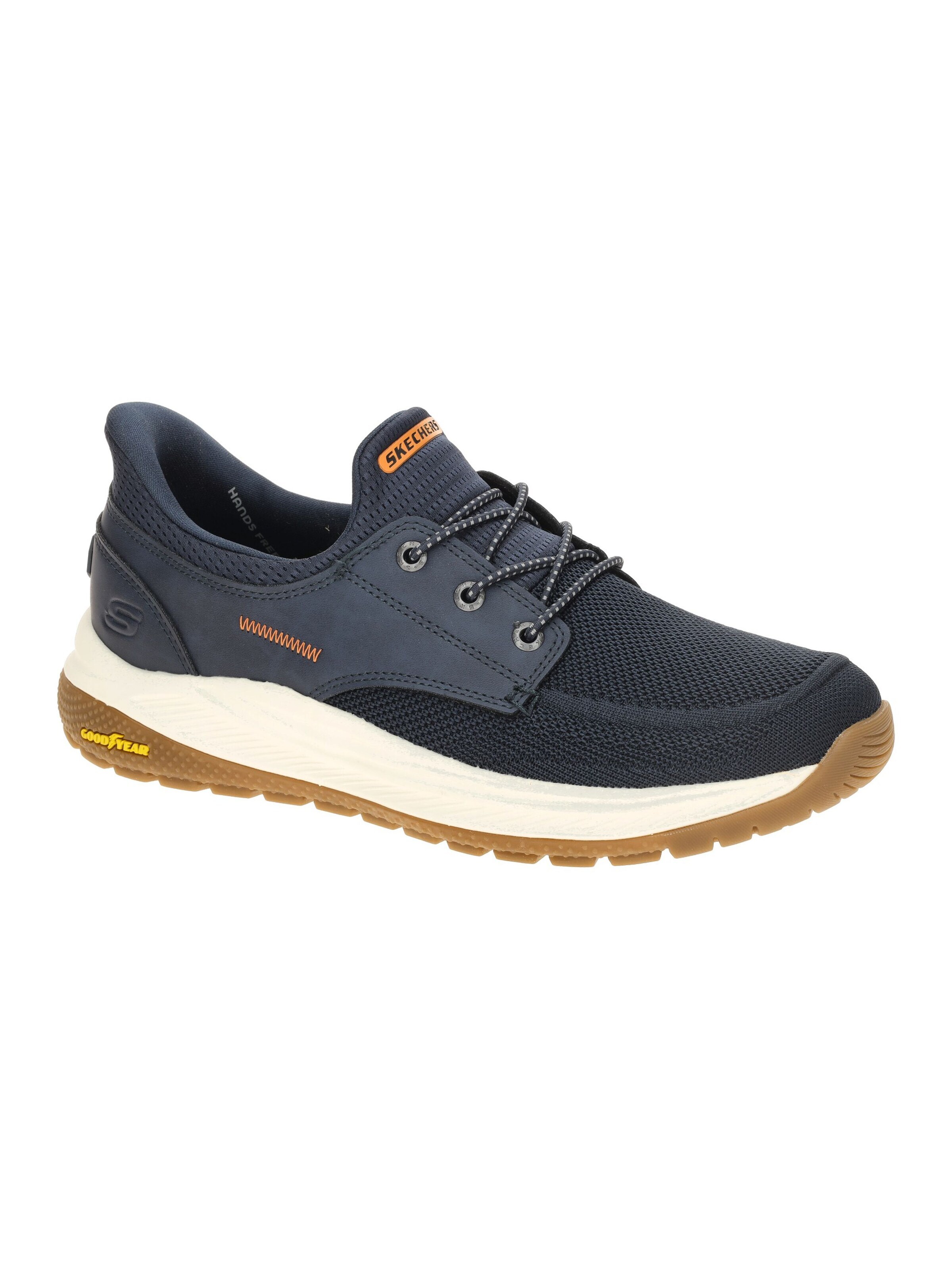 SKECHERS Sneakers 'Skechers Meroe Schuhe Slipper blau SLIP-INS 205467' in Blue: front